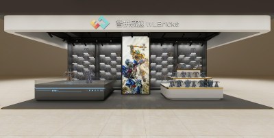 现代玩具礼品店3D模型下载